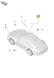 992971679A Porsche Wiring Set for Dash Panel Box Light