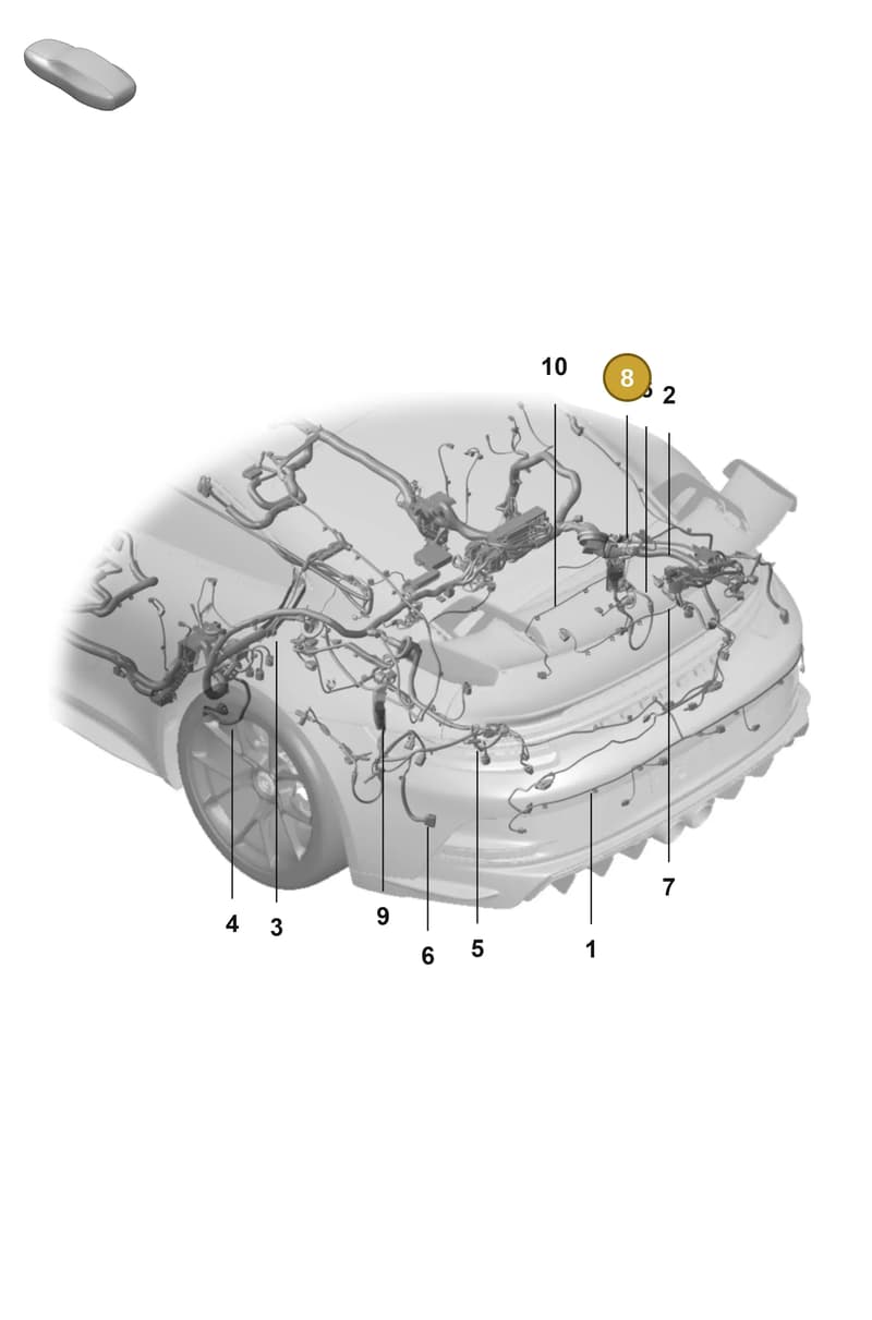 992971878A — Porsche 911 (2021-2022) diagram p59902200, position 8