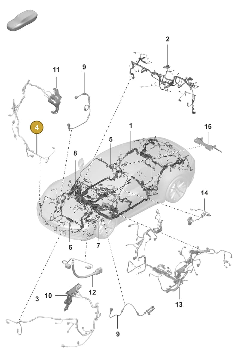 992972156A — Porsche 911 (2018-2024) diagram p53902100, position 4