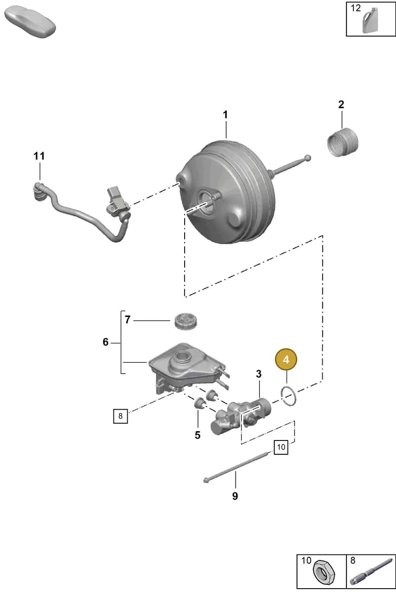 99335521200 — Porsche Boxster Spyder (2019-2020) diagram p55604000, position 4