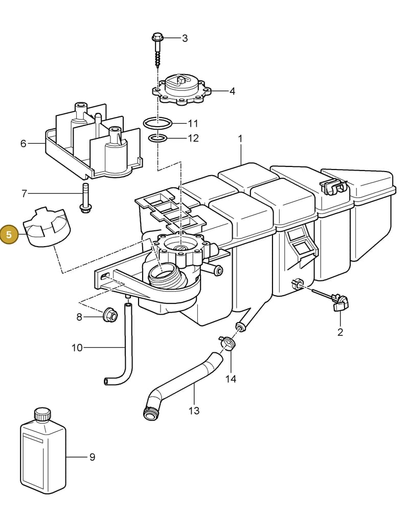 99610644704 — Porsche GT3 RS (2006-2011) diagram p29105020, position 5