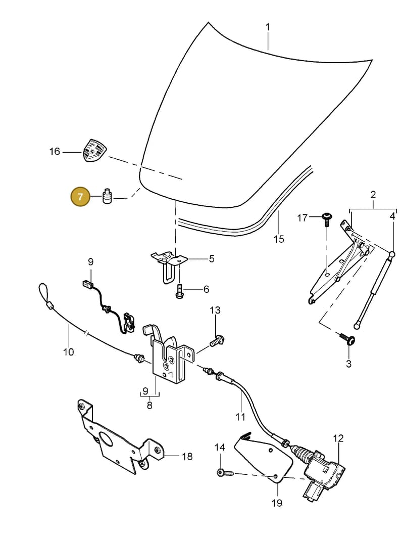 99651298700 — Porsche Carrera GT (2003-2006) diagram p25803000, position 7