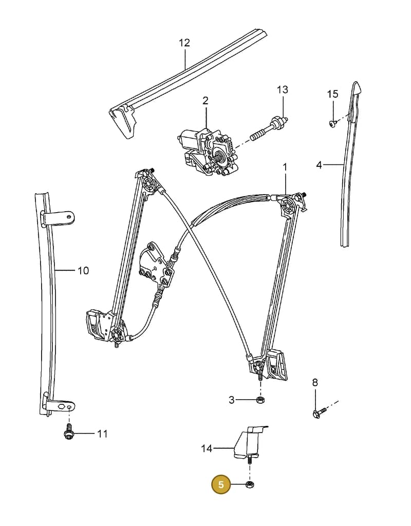 99651298700 — Porsche Carrera GT (2003-2006) diagram p25804030, position 5