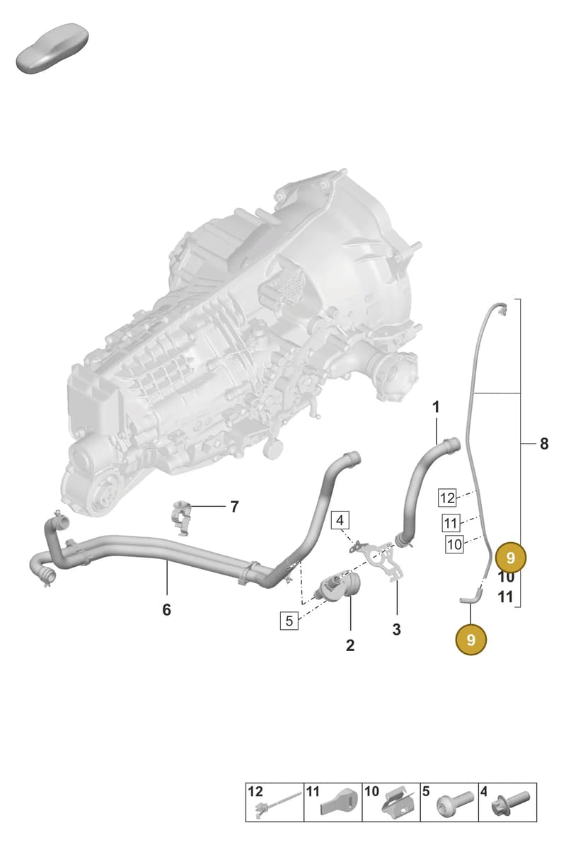99711066672 — Porsche 911 (2020-2022) diagram p53301110, position 9