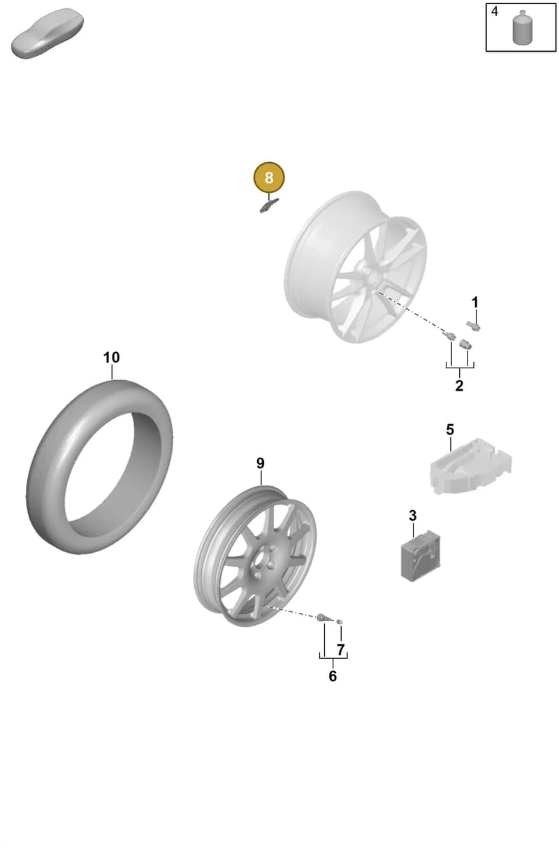 99736147500 — Porsche Panamera (2023-2025) diagram p62601030, position 8