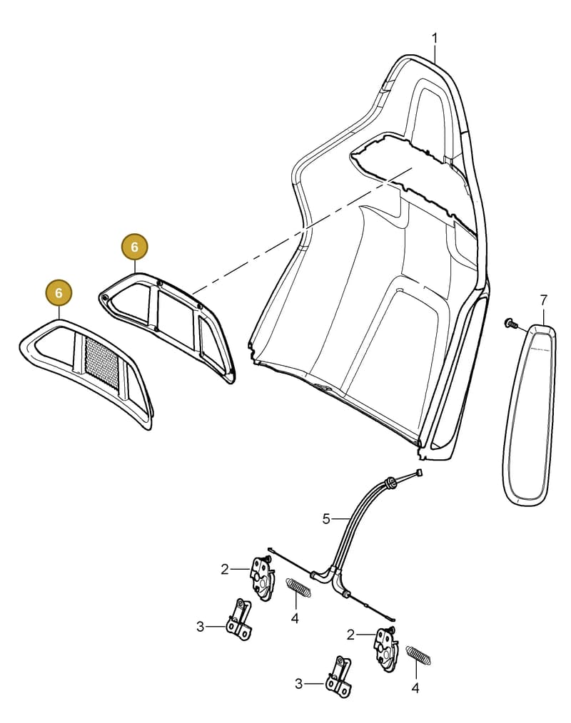 9975213300001C — Porsche Turbo (2006-2009) diagram p30817091, position 6