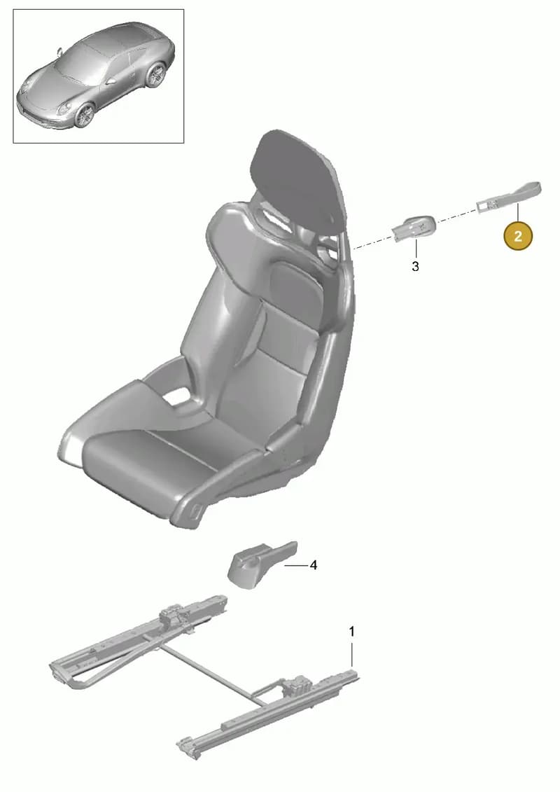 99752165100 — Porsche Boxster (2012-2016) diagram p39817060, position 2