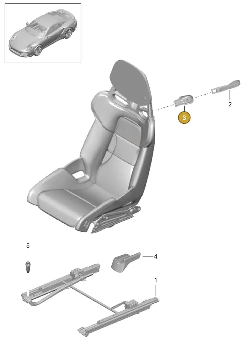 99752166001 — Porsche 911 (2013-2020) diagram p42817000, position 3