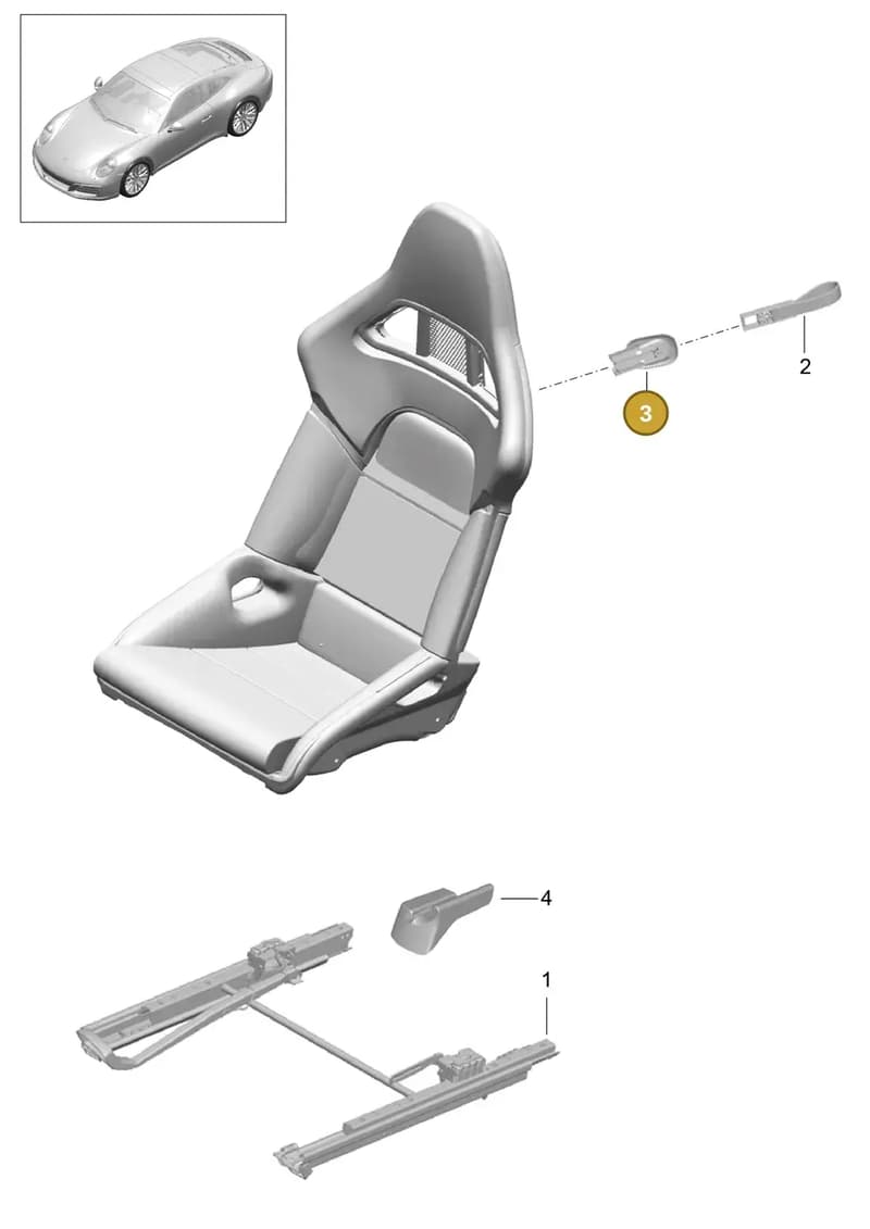 99752166001 — Porsche 911 (2016-2019) diagram p47817030, position 3