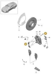 99906704001 Porsche Socket Head Bolt