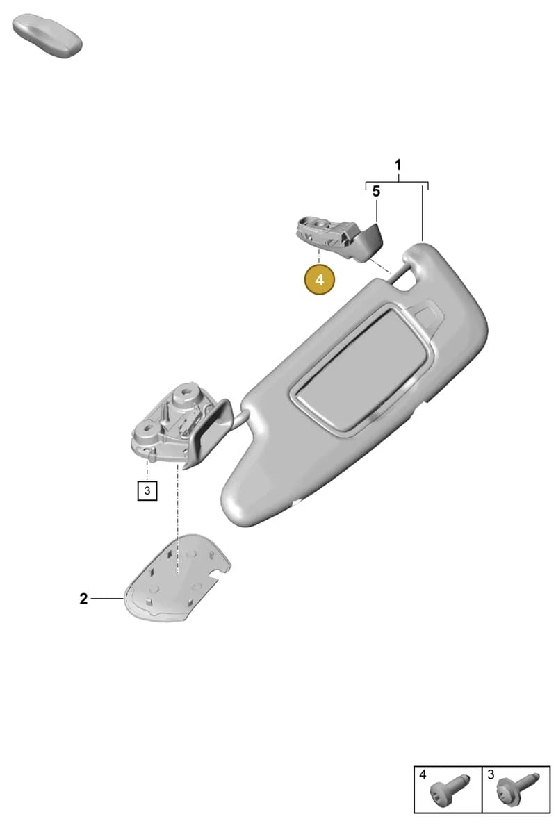 99907335001 — Porsche Boxster Spyder (2019-2020) diagram p54807650, position 4
