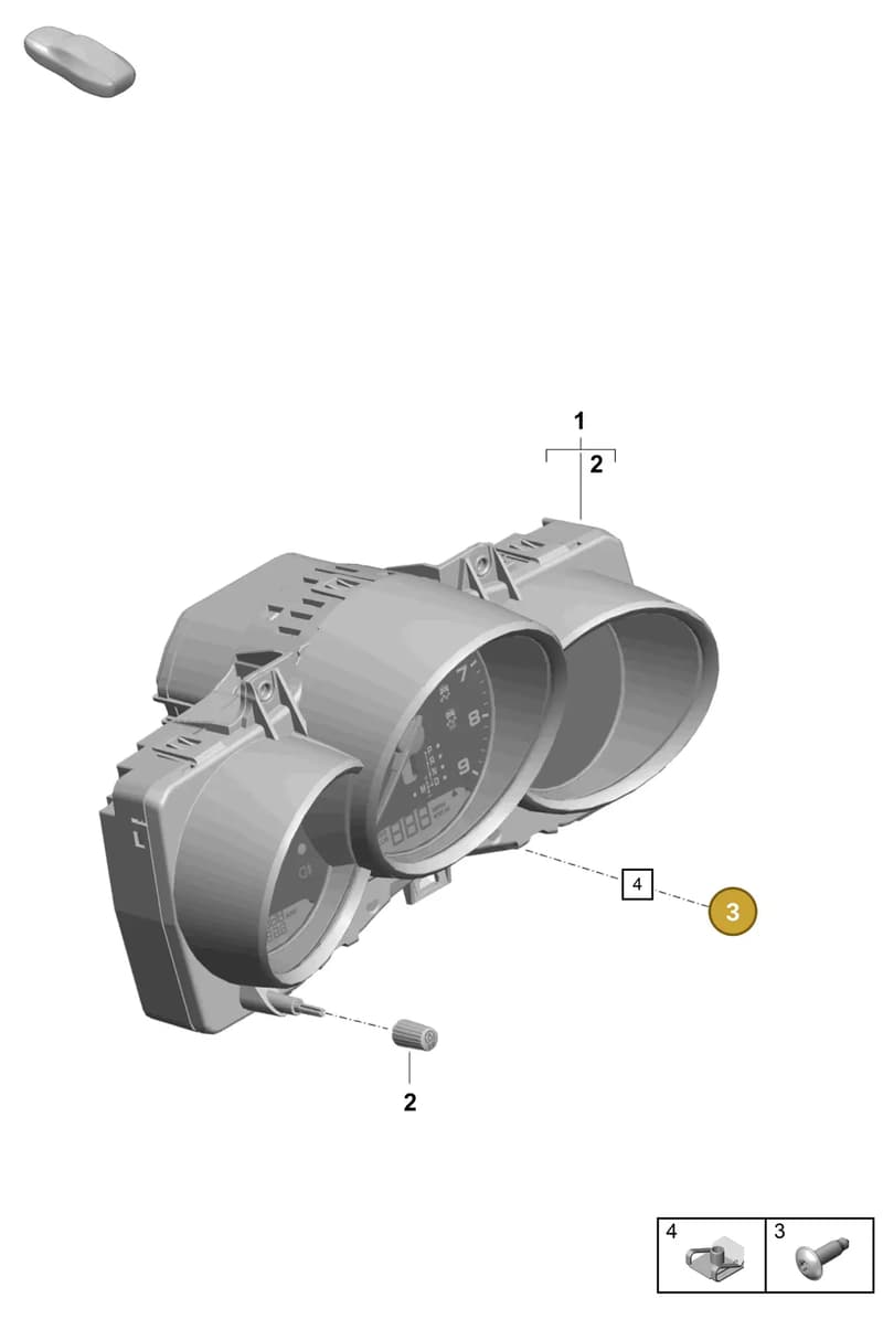99907349801 — Porsche Boxster Spyder (2019-2020) diagram p55906000, position 3
