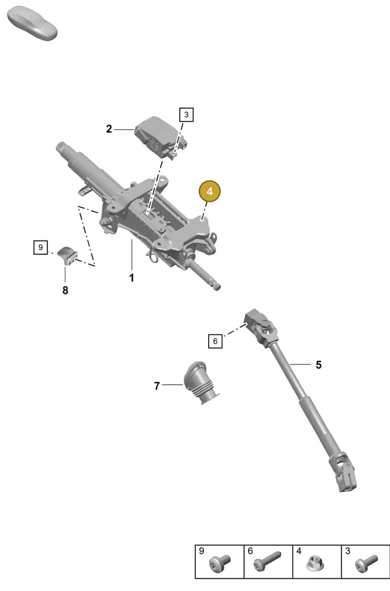 99908463001 — Porsche Boxster Spyder (2019-2020) diagram p55403300, position 4
