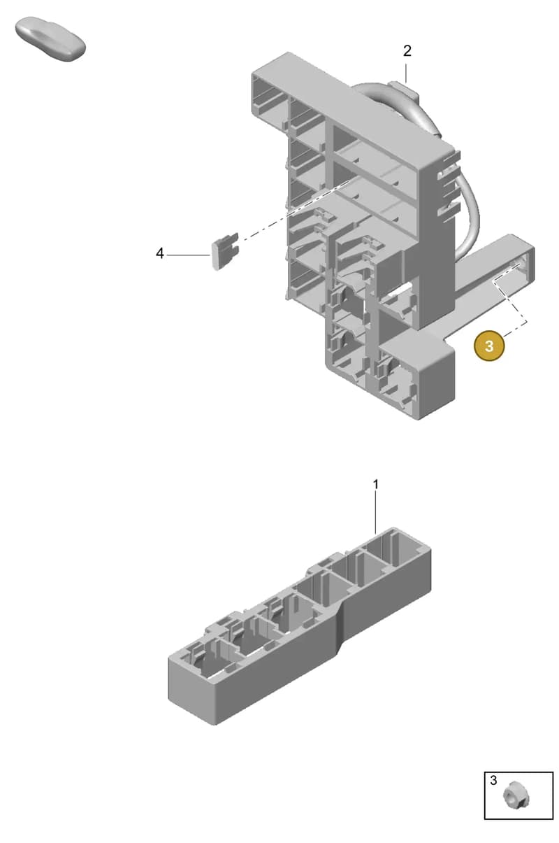 99908463801 — Porsche Boxster Spyder (2019-2020) diagram p55902010, position 3