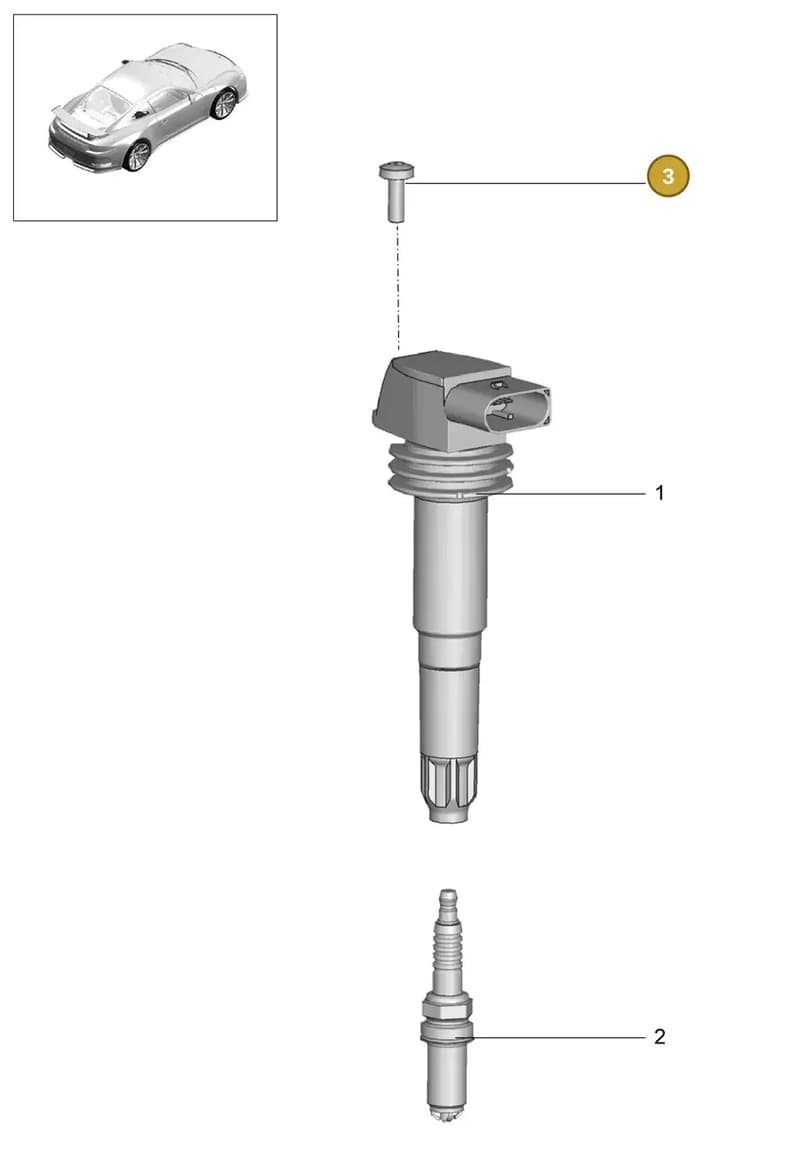 99914104409 — Porsche 911 (2013-2020) diagram p41901000, position 3