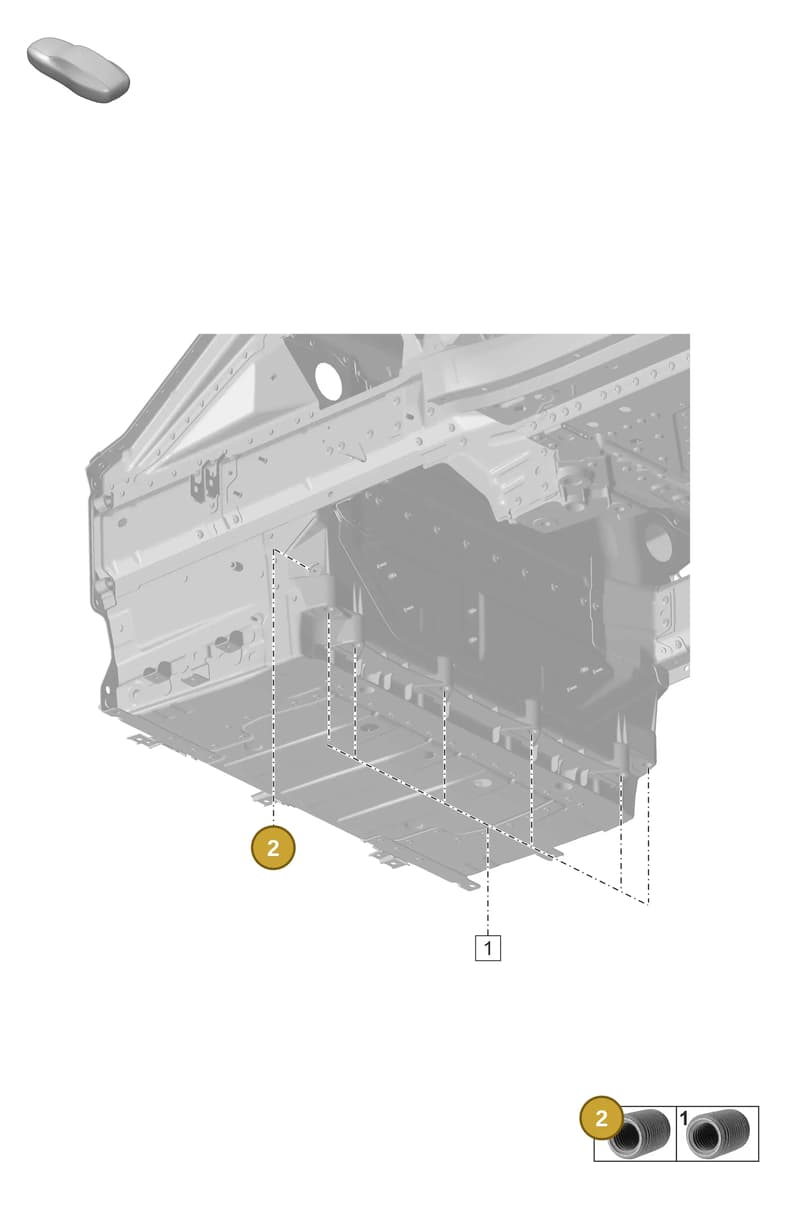 99950425100 — Porsche 911 (2018-2024) diagram p53806650, position 2