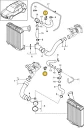 99950781340 Porsche Cable Holder