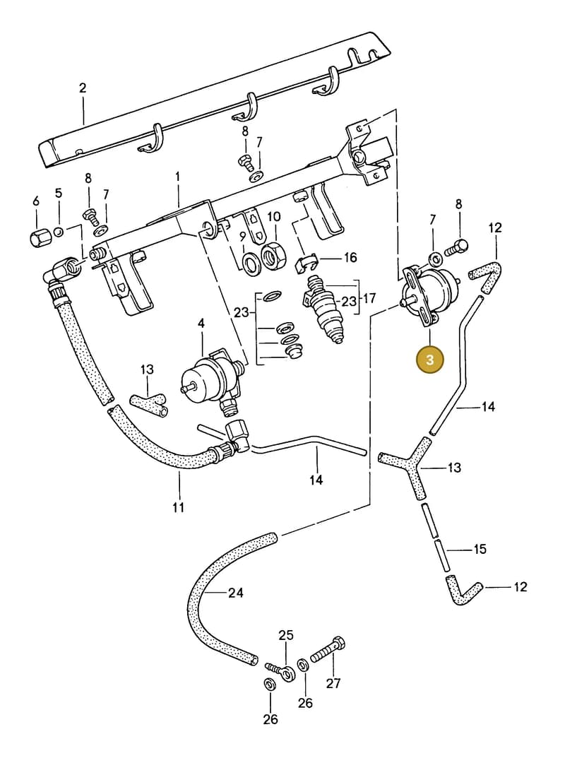 99951245700 — Porsche Coupe (1988-1991) diagram p14107020, position 3
