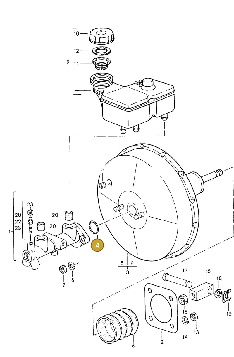 99951245700 — Porsche GTS Coupe (1991-1995) diagram p16604000, position 4