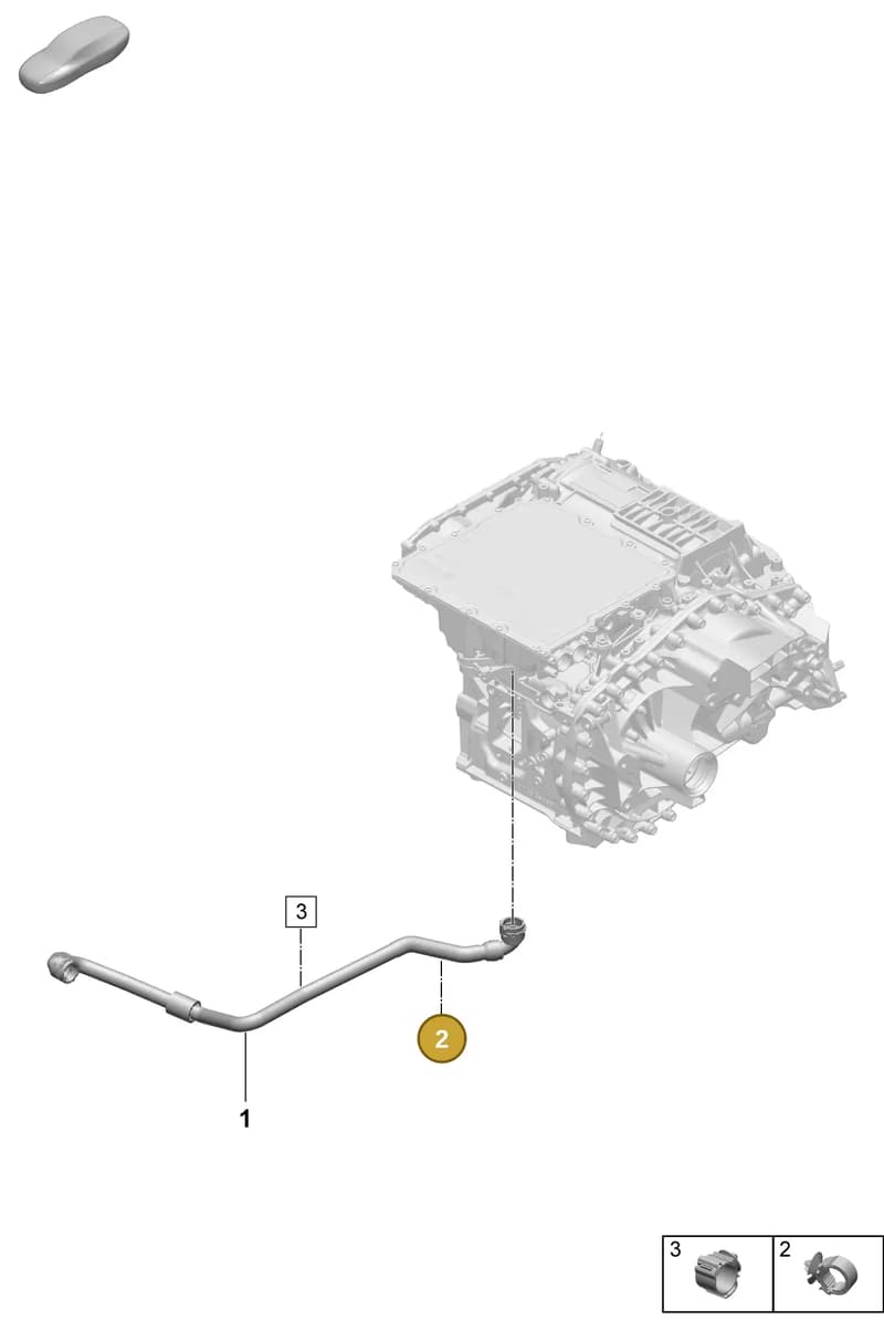 99951265809 — Porsche Macan (2024-2024) diagram p61155080, position 2