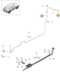 99951274601 Porsche Hose Clamping
