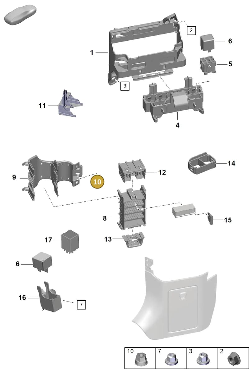 99951603201 — Porsche Boxster Spyder (2019-2020) diagram p54902000, position 10