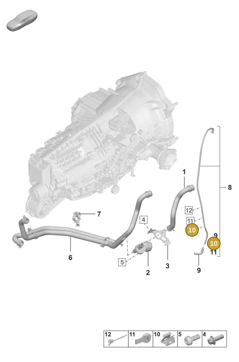 99959140201 — Porsche 911 (2020-2022) diagram p53301110, position 10