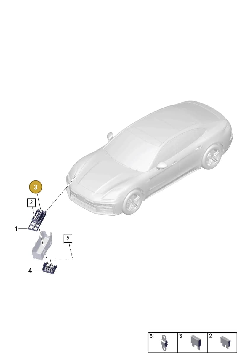 99960707300 — Porsche Panamera (2023-2025) diagram p62902000, position 3