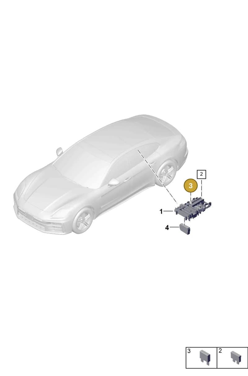 99960707300 — Porsche Panamera (2023-2025) diagram p62902030, position 3