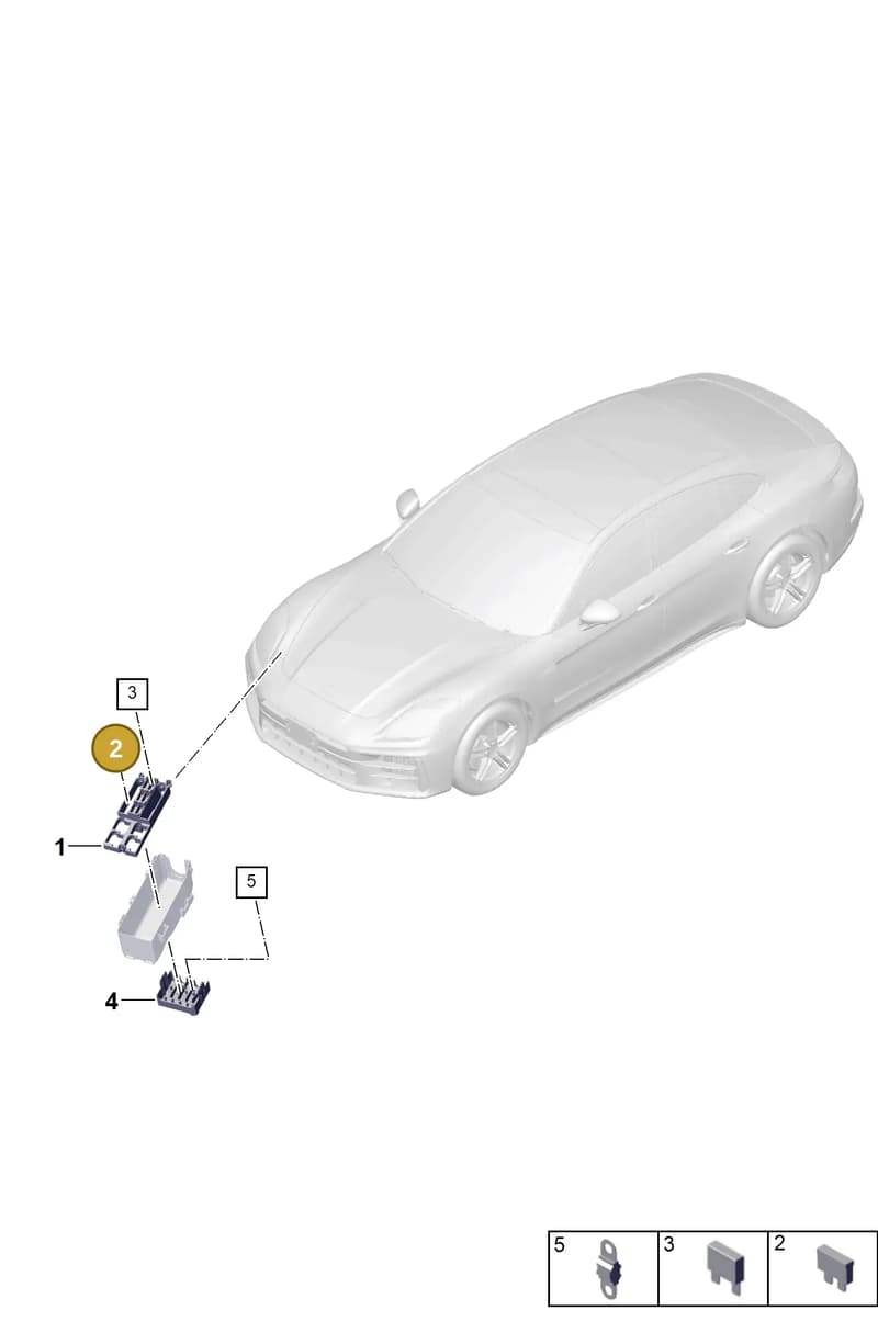 99960708400 — Porsche Panamera (2023-2025) diagram p62902000, position 2