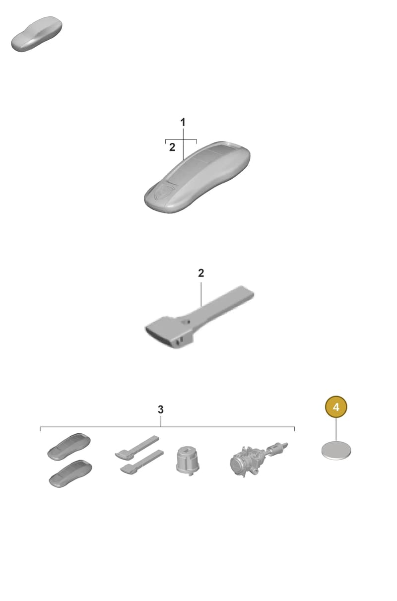 99961110800 — Porsche Taycan Sport Turismo (2019-2024) diagram p56898000, position 4