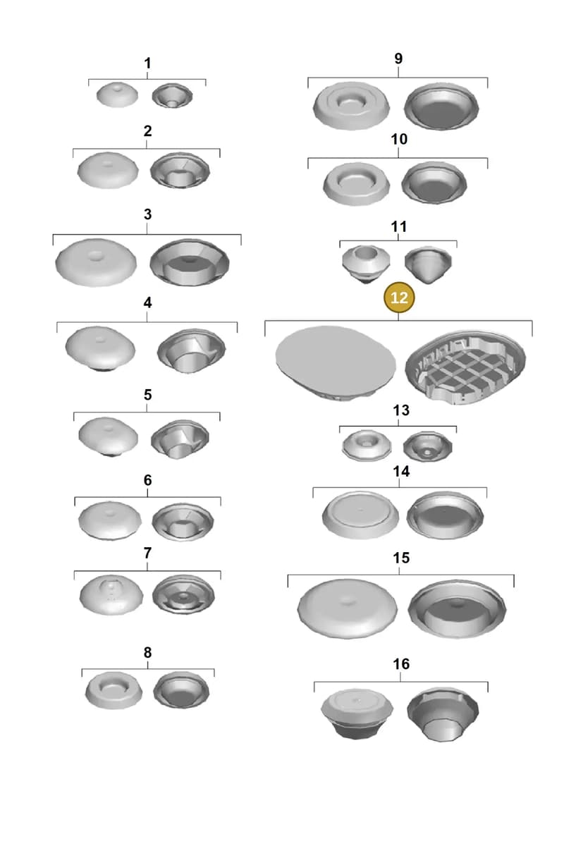 99970355340 — Porsche Boxster Spyder (2019-2020) diagram p54801010, position 12