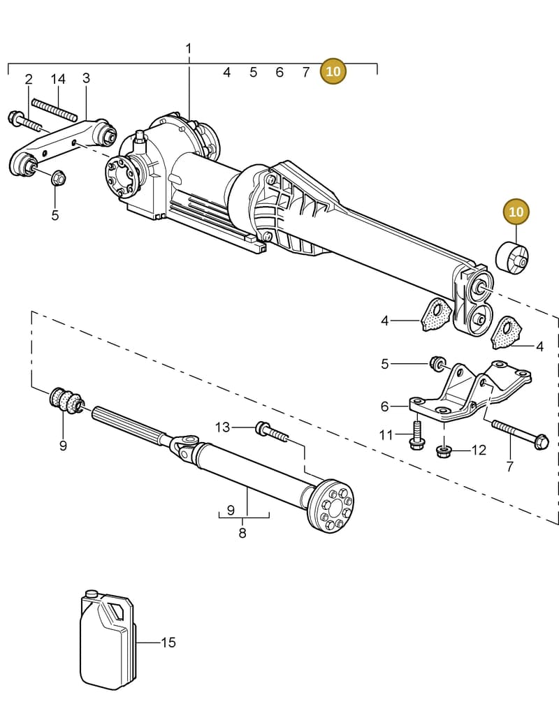 99970745540 — Porsche Carrera 4 Cabrio (2004-2008) diagram p26305010, position 10