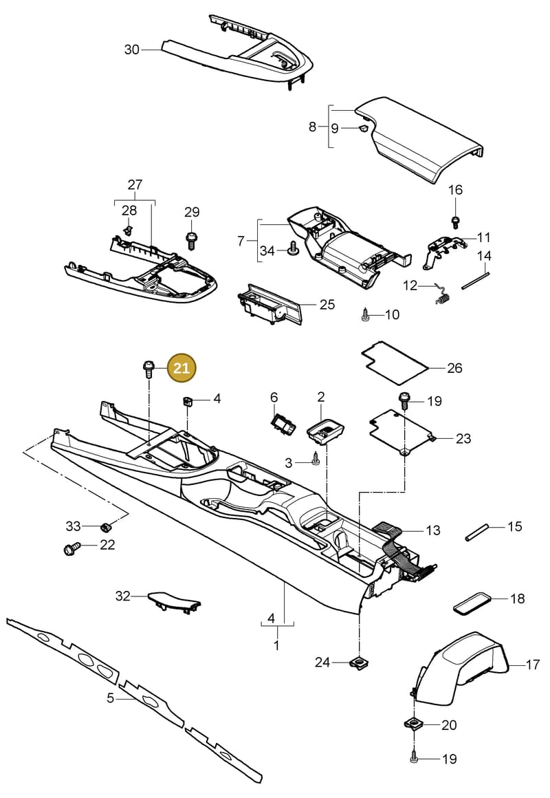 99991912109 — Porsche GT3 RS (2006-2011) diagram p29809020, position 21