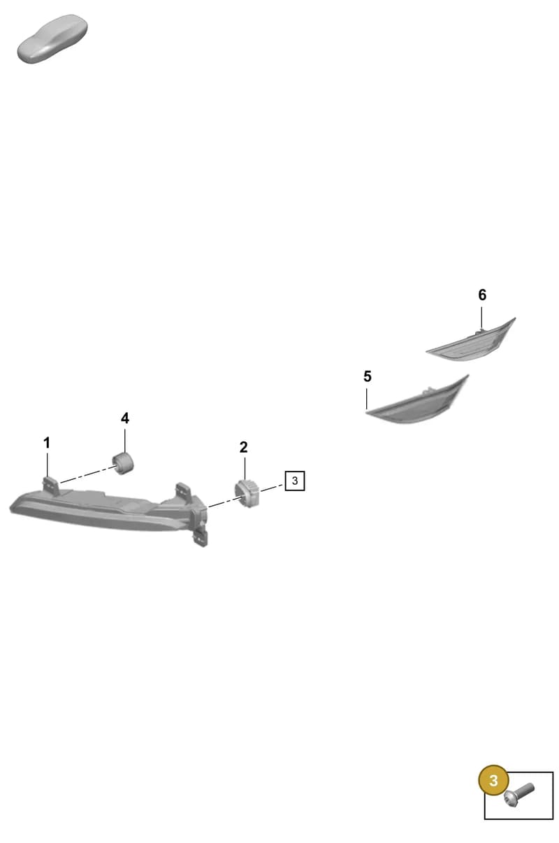 99991924601 — Porsche Boxster Spyder (2019-2020) diagram p55905040, position 3