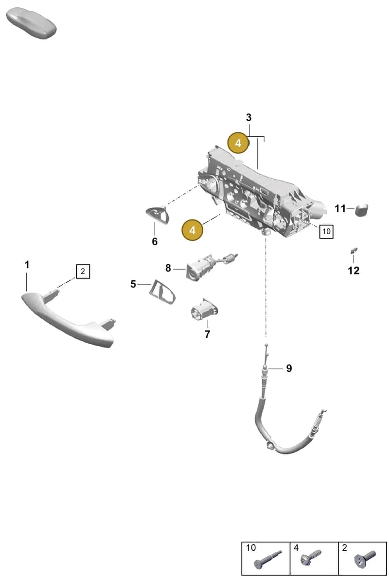 99991931101 — Porsche Boxster Spyder (2019-2020) diagram p55804200, position 4