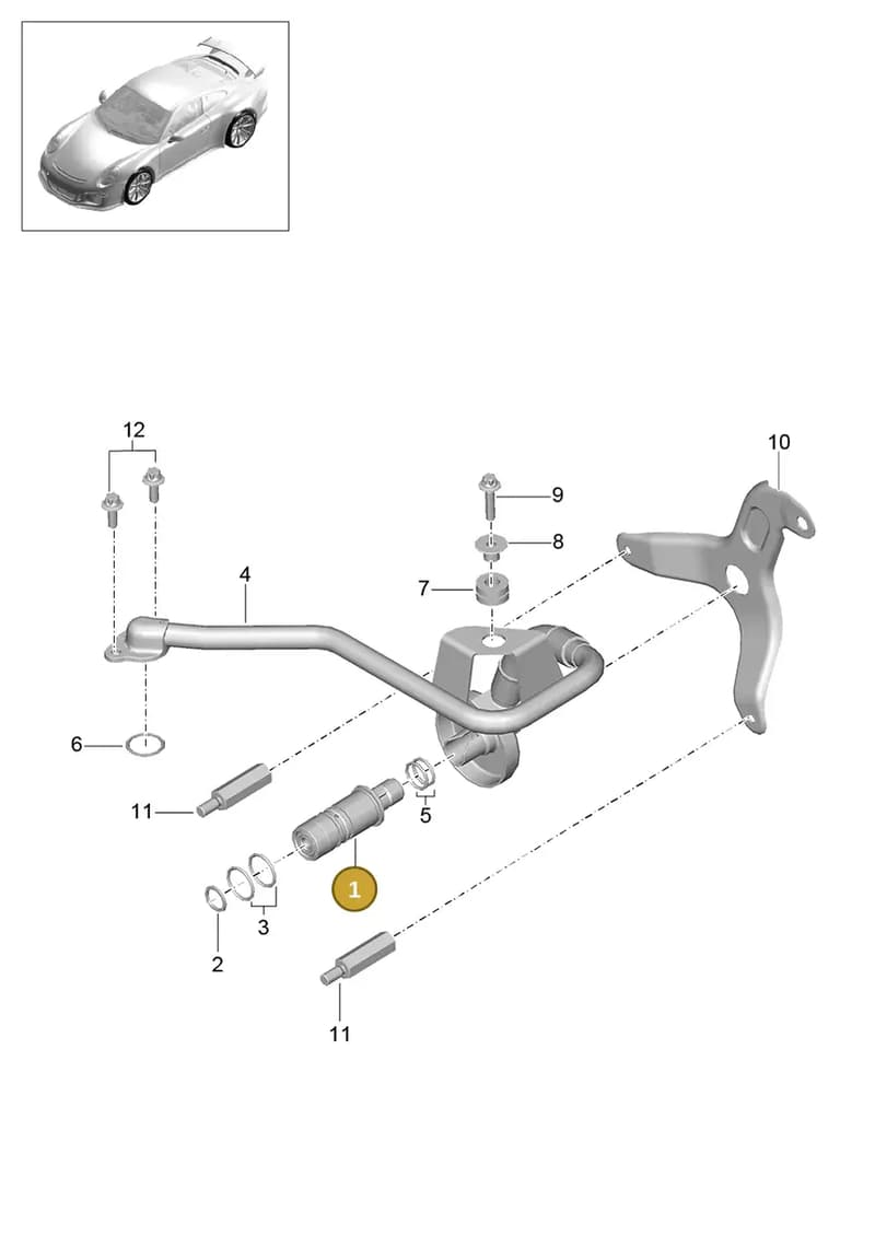 9A110204183 — Porsche 911 (2013-2020) diagram p41102020, position 1