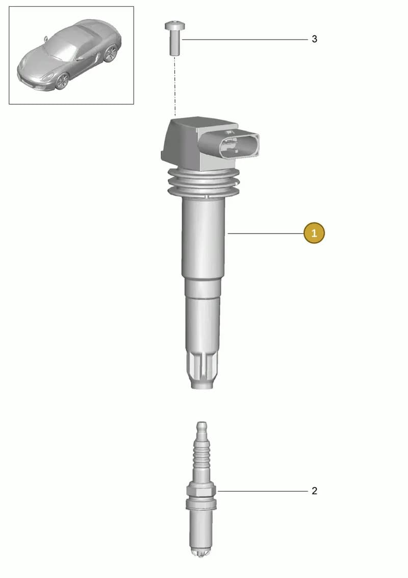 9A160210407 — Porsche Boxster (2012-2016) diagram p39901000, position 1