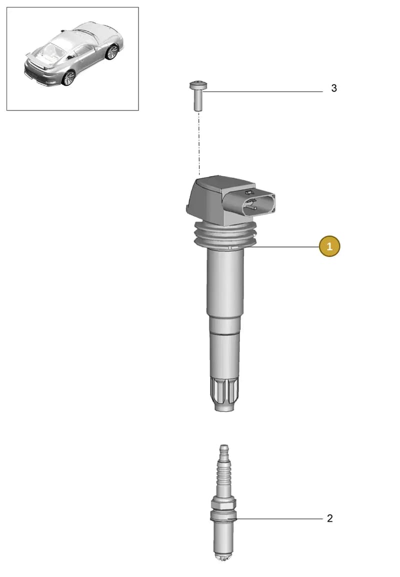 9A160210407 — Porsche 911 (2013-2020) diagram p41901000, position 1