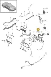 9A160709542 Porsche Wire Set