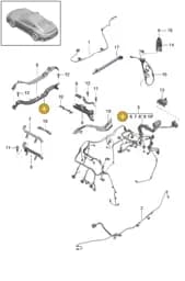 9A160709842 Porsche Wire Set