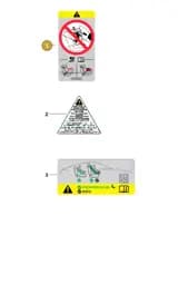 9A700102900 Porsche Warning Sign