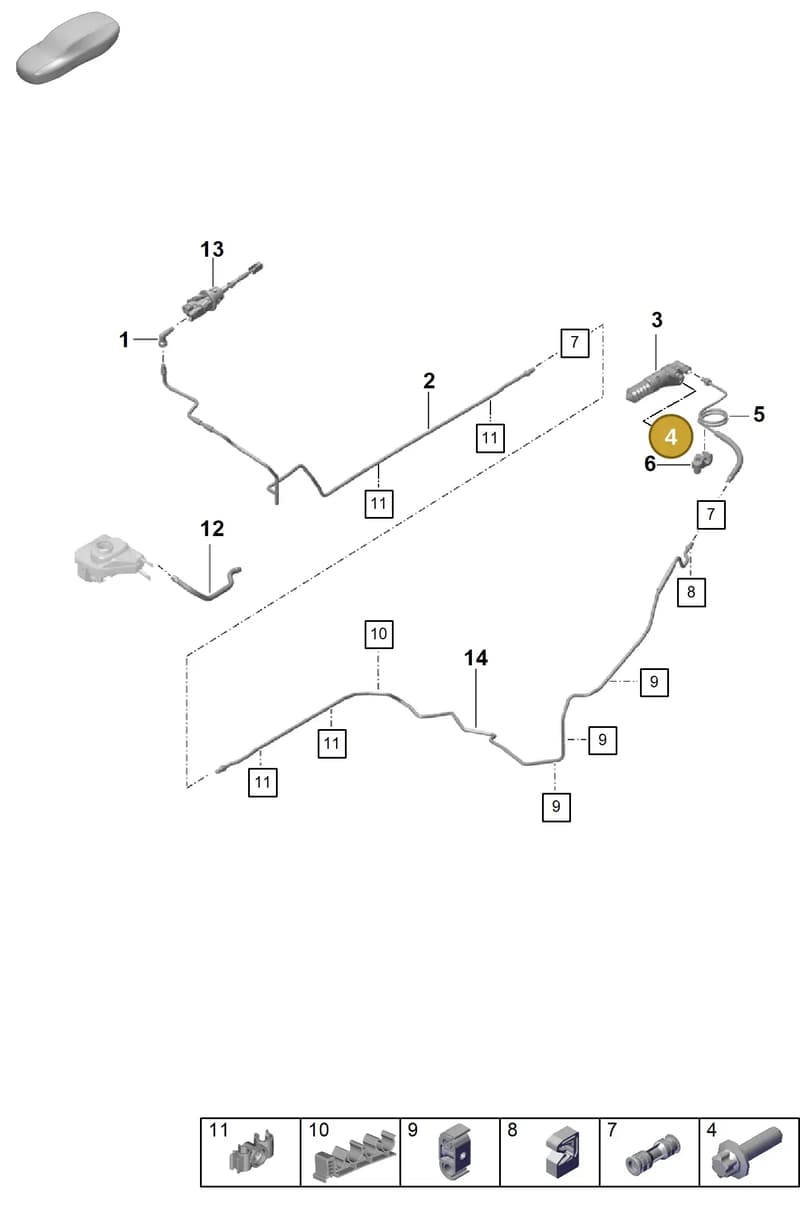 9A700182100 — Porsche Boxster Spyder (2019-2020) diagram p55702080, position 4