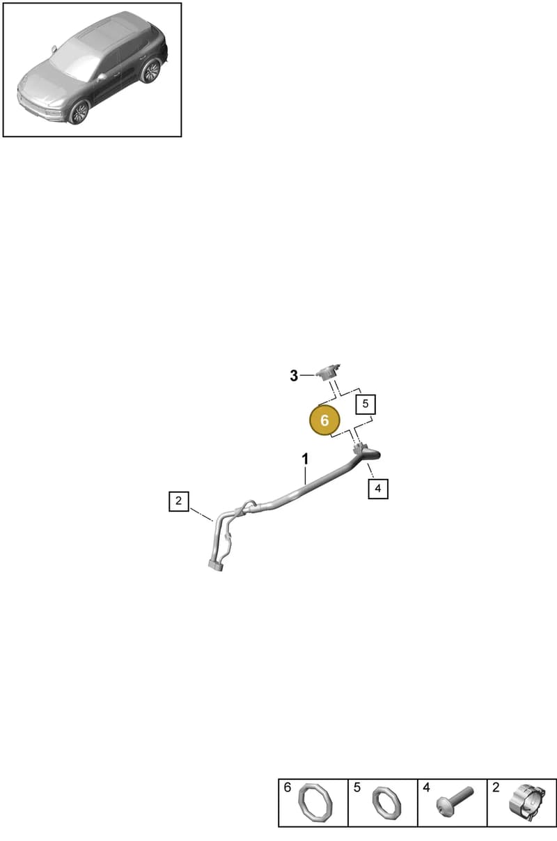 9A7004858 — Porsche Cayenne (2017-2023) diagram p51815550, position 6