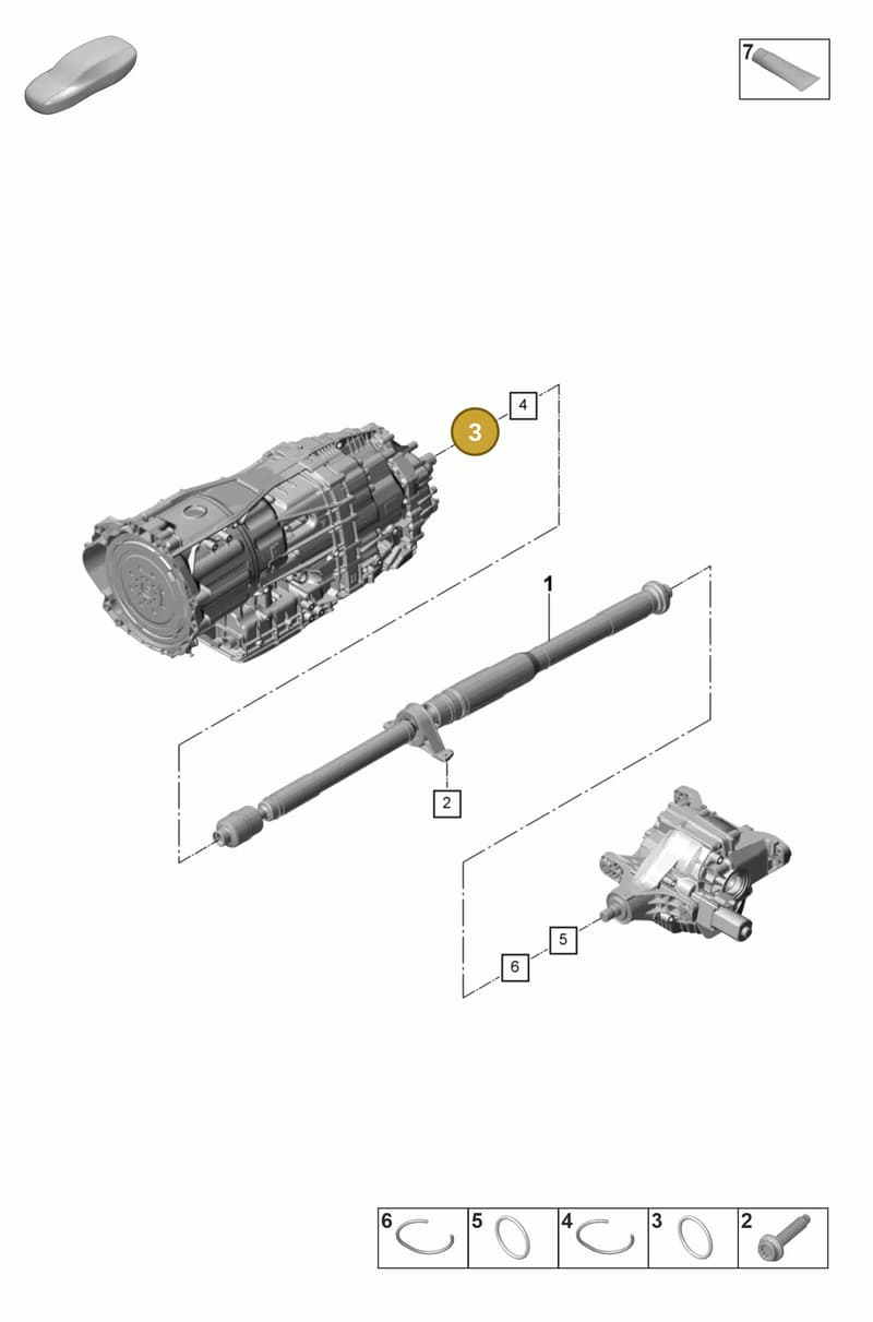 9A700489400 — Porsche Panamera (2023-2025) diagram p58305020, position 3