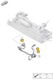 9A7005317 Porsche Cable Fastener