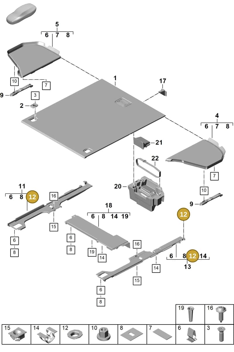 9A700699300 — Porsche Panamera (2023-2025) diagram p62807600, position 12