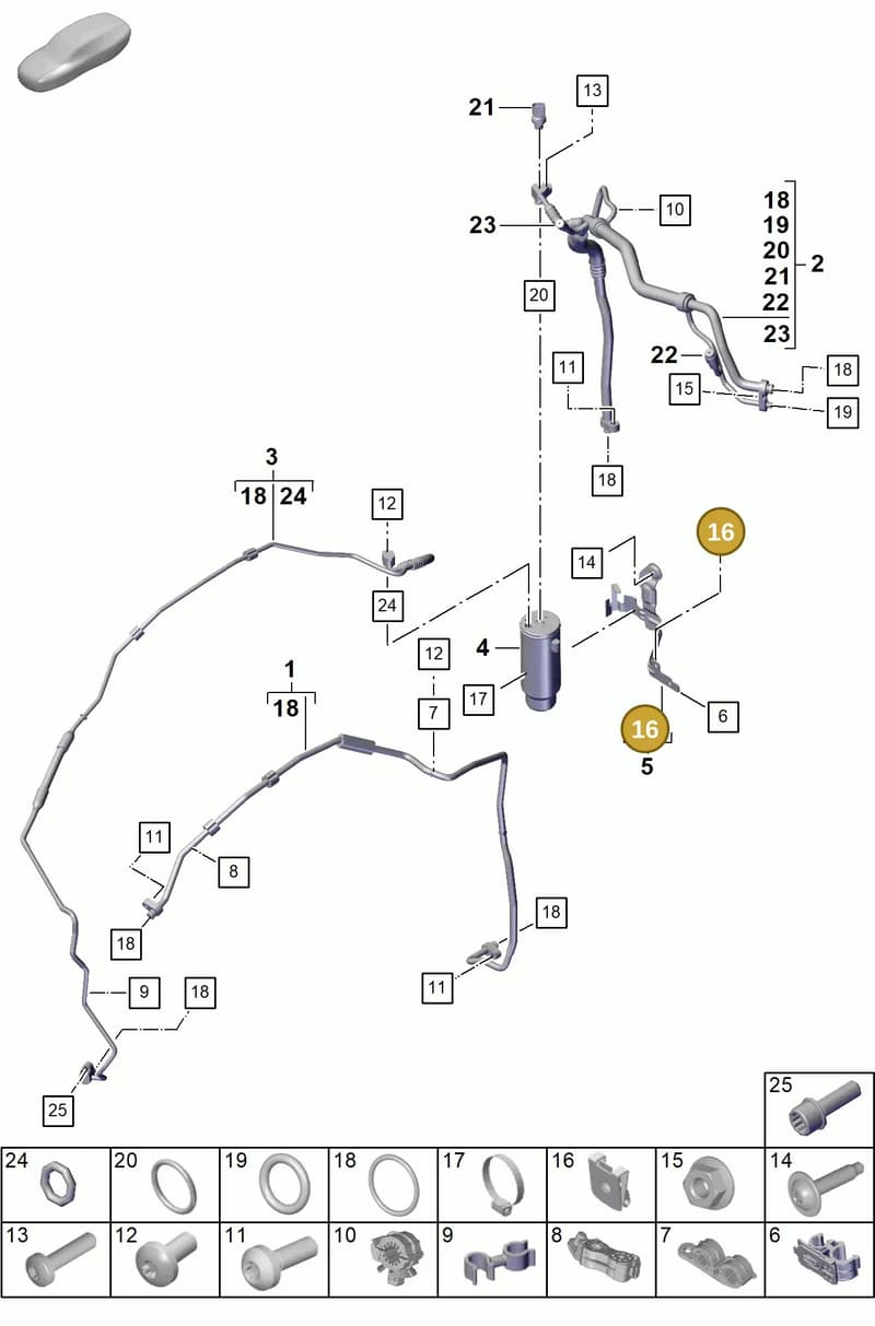 9A700738000 — Porsche 911 (2020-2022) diagram p57814710, position 16