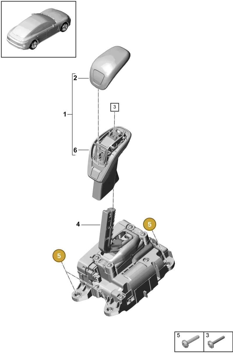 9A700746300 — Porsche Panamera (2016-2020) diagram p49701050, position 5