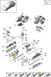 9A700749900 Porsche Locating Bolt